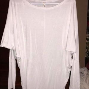 White long sleeve piko shirt!